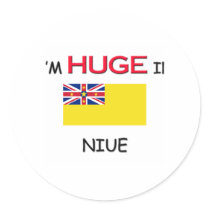 I'm HUGE In NIUE stickers by flagshirt I'm HUGE In NIUE stickers