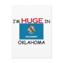 I'm HUGE In OKLAHOMA postcards by flagshirt I'm HUGE In OKLAHOMA postcards