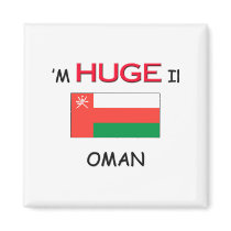 I'm HUGE In OMAN magnets by flagshirt I'm HUGE In OMAN magnets