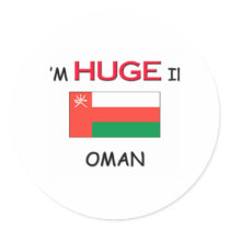 I'm HUGE In OMAN stickers by flagshirt I'm HUGE In OMAN stickers