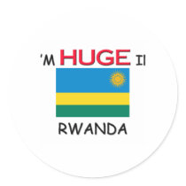I'm HUGE In RWANDA stickers by flagshirt I'm HUGE In RWANDA stickers