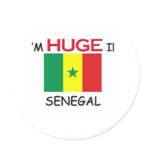 I'm HUGE In SENEGAL stickers by flagshirt I'm HUGE In SENEGAL stickers