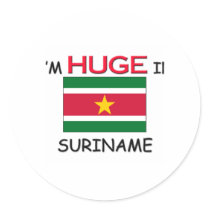 I'm HUGE In SURINAME stickers