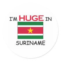 I'm HUGE In SURINAME stickers