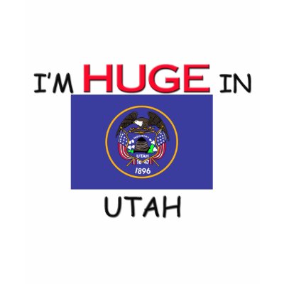 I'm HUGE In UTAH T-shirt by flagshirt