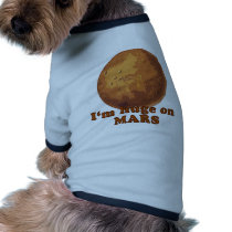 I'm Huge on Mars Martian Humor pet clothing