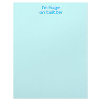 I'm huge on twitter letterhead