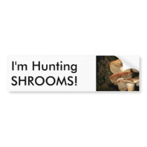 I'm Hunting SHROOMS! bumper stickers