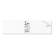 I'm Ignoring You Bumper Sticker