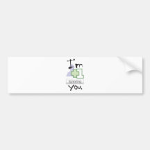 I'm Ignoring You Bumper Sticker