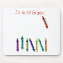I'm in 3rd Grade! mousepads