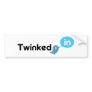 Move it around - Add Your Twitter ID! I'm #in Bumper Sticker