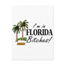 Im In Florida Bitches postcards