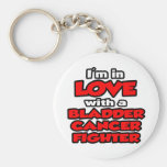 I'm In Love With A Bladder Cancer Fighter Key Chain