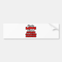 I'm In Love With A Colon Cancer Fighter Bumper Sticker