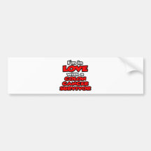 I'm In Love With A Colon Cancer Survivor Bumper Stickers