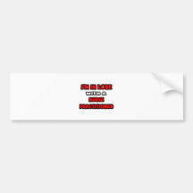 I'm In Love With A Nurse Practitioner Bumper Sticker