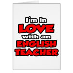 I'm In Love With An English Teacher Card