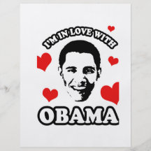I'm in love with Obama Flyer Design