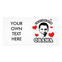 I'm in love with Obama photo cards