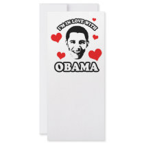 I'm in love with Obama Rack Card Design