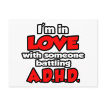 I'm In Love With Someone Battling ADHD Postcards