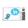 Twitter & LinkedIn Postage Stampe - I'm #in I'm #in Postage Stamp