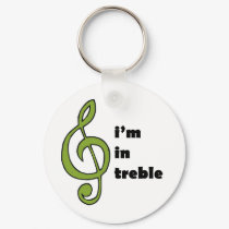 I'm in Treble keychains by evisionarts I'm in Treble keychains