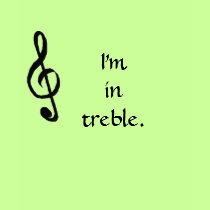 I'm in treble. t-shirts by trish1968 I'm in treble. t-shirts