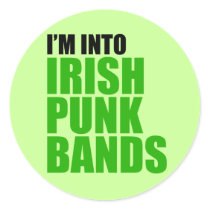I'm Into Irish Punk Bands stickers by boldhumor I'm Into Irish Punk Bands stickers