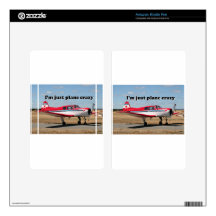 I'm just plane crazy: Yak aircraft Decals For Kindle Fire