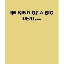 IM KIND OF A BIG DEAL.... t-shirts by olybearstud50 IM KIND OF A BIG DEAL.... t-shirts