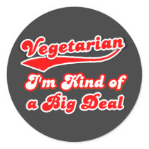 I'm Kind of a Big Deal VEGETARIAN stickers