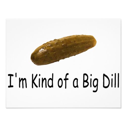 Im Kind Of A Big Dill Personalized Invites