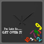 'I'm Late' Clock wall clocks