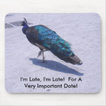 I'm Late! For A Very Important Date Mousepad