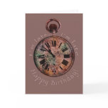 I'm Late, I'm Late Belated Birthday Greeting Card