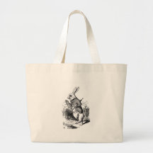I'm Late, I'm Late Canvas Bags