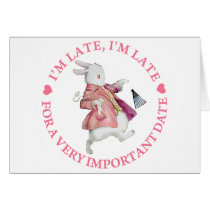 I'M LATE, I'M LATE GREETING CARDS