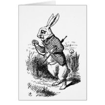 I'm Late, I'm Late Greeting Card