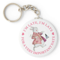I'M LATE, I'M LATE KEYCHAINS