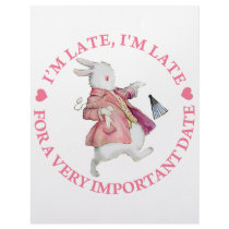 I'M LATE, I'M LATE PERSONALIZED LETTERHEAD