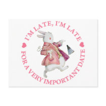 I'M LATE, I'M LATE POSTCARDS