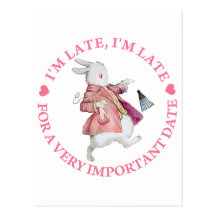 I'M LATE, I'M LATE POSTCARDS