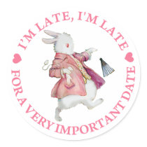 I'M LATE, I'M LATE STICKERS