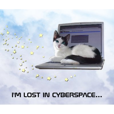 I'M LOST IN CYBERSPACE... mousepad
