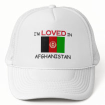 I'm Loved In AFGHANISTAN hats