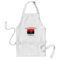 I'm Loved In ANGOLA aprons