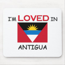 I'm Loved In ANTIGUA mousepads by flagshirt I'm Loved In ANTIGUA mousepads