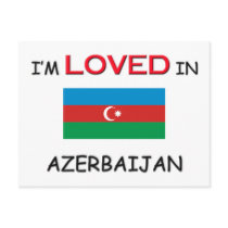 I'm Loved In AZERBAIJAN postcards by flagshirt I'm Loved In AZERBAIJAN postcards